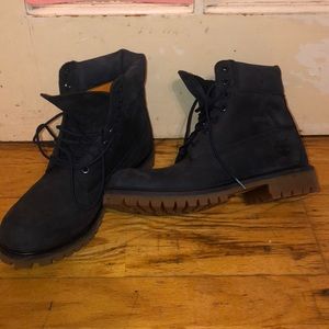 Men’s Navy Blue Timberlands